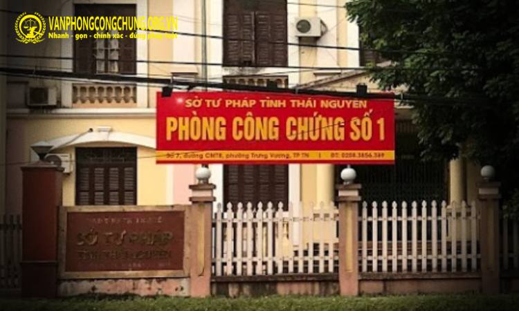 Phòng công chứng Số 1 Thái Nguyên