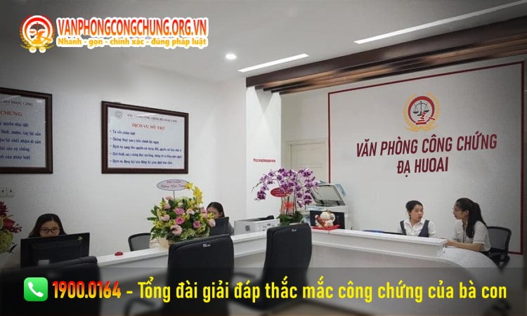 Văn phòng công chứng Đạ Huoai