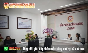 Văn phòng công chứng Lê Chân