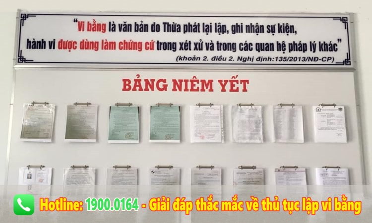 Vi bằng thừa phát lại là gì?