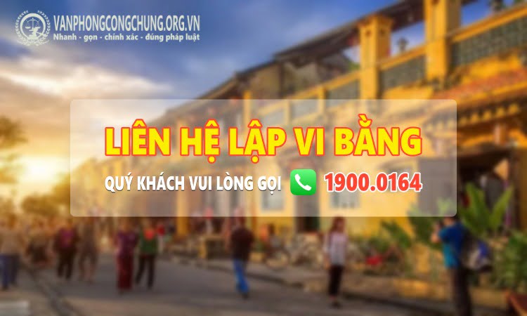 Thừa phát lại lập vi bằng