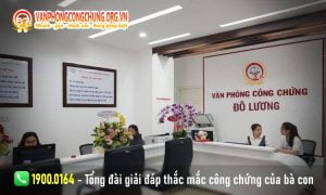 Văn phòng công chứng Đô Lương