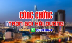 Văn phòng công chứng thành phố Hải Dương