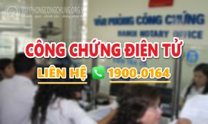 Dịch vụ công chứng điện tử