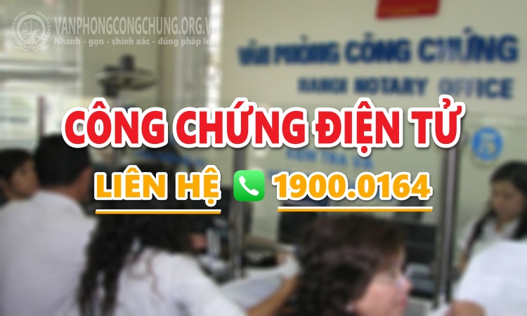 Dịch vụ công chứng điện tử Lê Chân