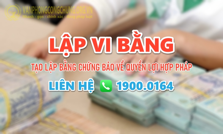 Dịch vụ lập vi bằng Bình Phước