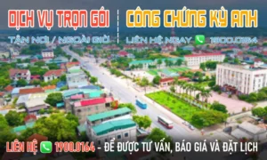 Văn phòng công chứng Kỳ Anh - Hà Tĩnh