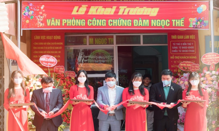 Khai trương Văn phòng công chứng Đàm Ngọc Thế