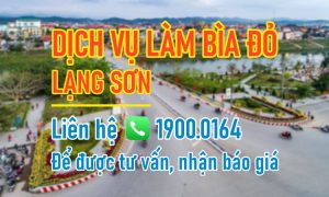 Dịch vụ làm bìa đỏ nhanh Lạng Sơn