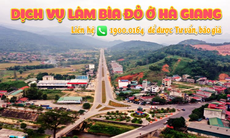 Dịch vụ làm bìa đỏ ở Bắc Quang