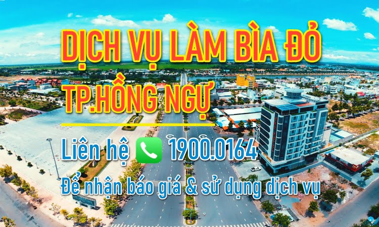 Dịch vụ sang tên - làm sổ đỏ nhanh Hồng Ngự