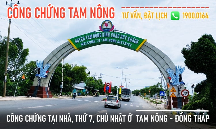 Văn phòng công chứng Tam Nông - Đồng Tháp