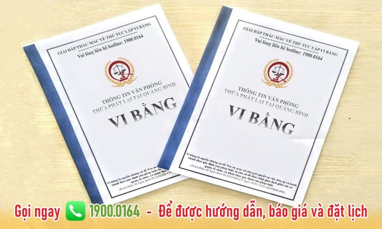 Văn phòng thừa phát lại Quảng Bình