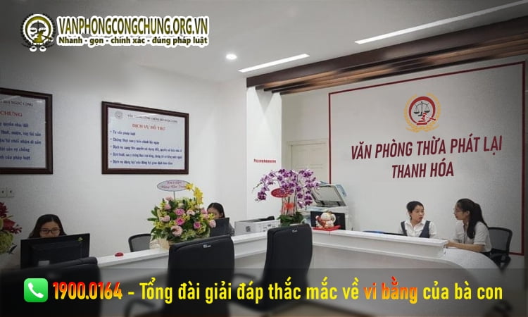 Văn phòng thừa phát lại Thanh Hóa