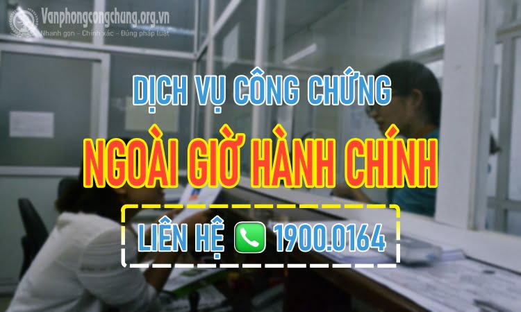 Dịch vụ công chứng ngoài giờ ở Chiêm Hóa