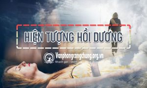 Hiện tượng hồi dương của người sắp chết