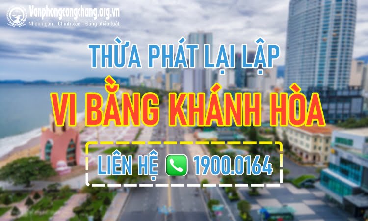 Lập vi bằng tại Khánh Hòa