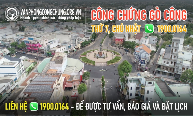 Văn phòng công chứng Gò Công - Tiền Giang