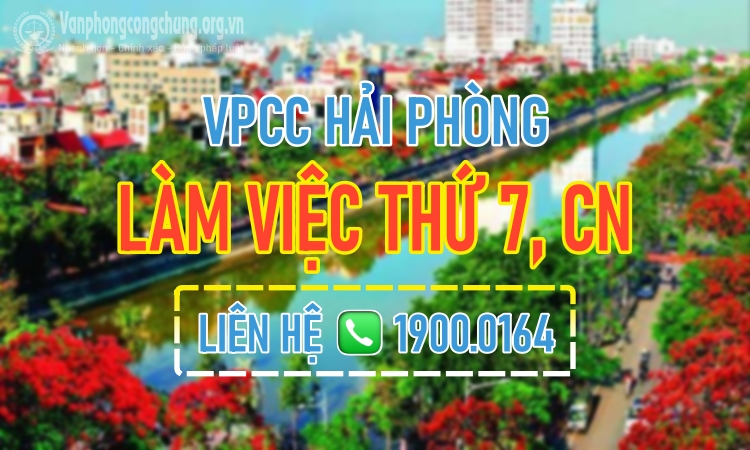 Văn phòng công chứng Kiến Thụy làm việc thứ 7, chủ nhật