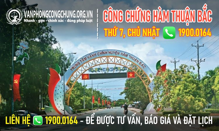 Văn phòng công chứng Hàm Thuận Bắc - Bình Thuận