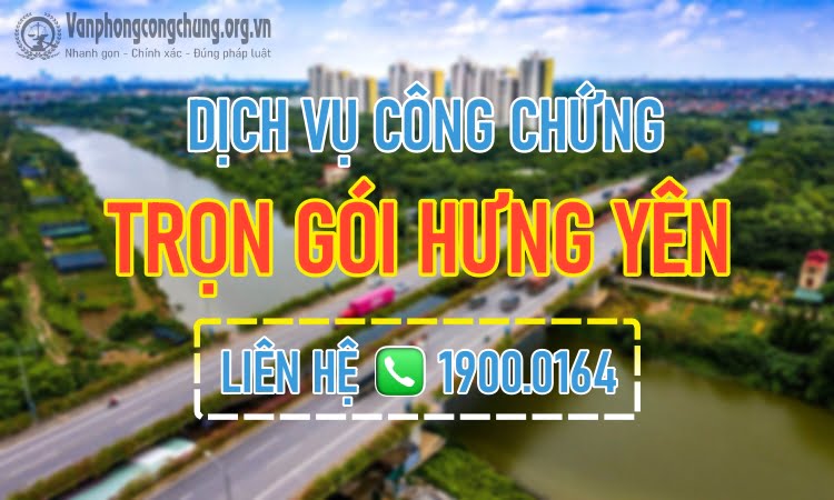 Văn phòng công chứng Tp Hưng Yên