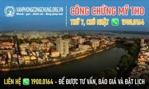 Văn phòng công chứng Mỹ Tho - Tiền Giang