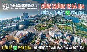 Văn phòng công chứng Thành phố Bà Rịa