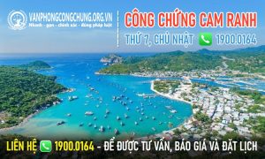 Văn phòng công chứng Thành phố Cam Ranh - Khánh Hòa