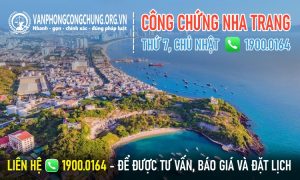 Văn phòng công chứng Thành phố Nha Trang - Khánh Hòa