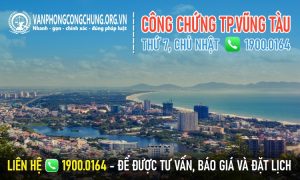 Văn phòng công chứng Thành phố Vũng Tàu