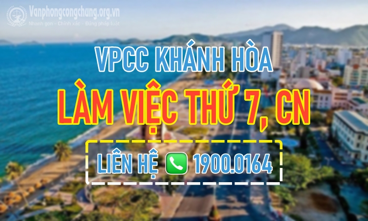 Văn phòng công chứng làm việc thứ 7, chủ nhật ở Cam Lâm